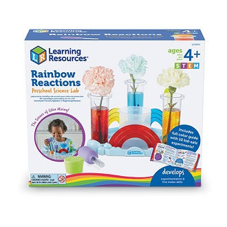Laboratório de ciências: reações arco-íris