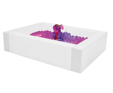 Piscina de bolas branca com luz 200 x 200 x 45 CM