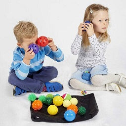 Conjunto de 20 bolas sensoriais