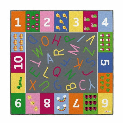 Tapete letras e números