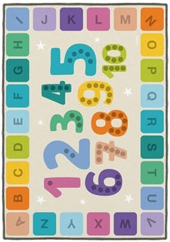 Tapete letras e números