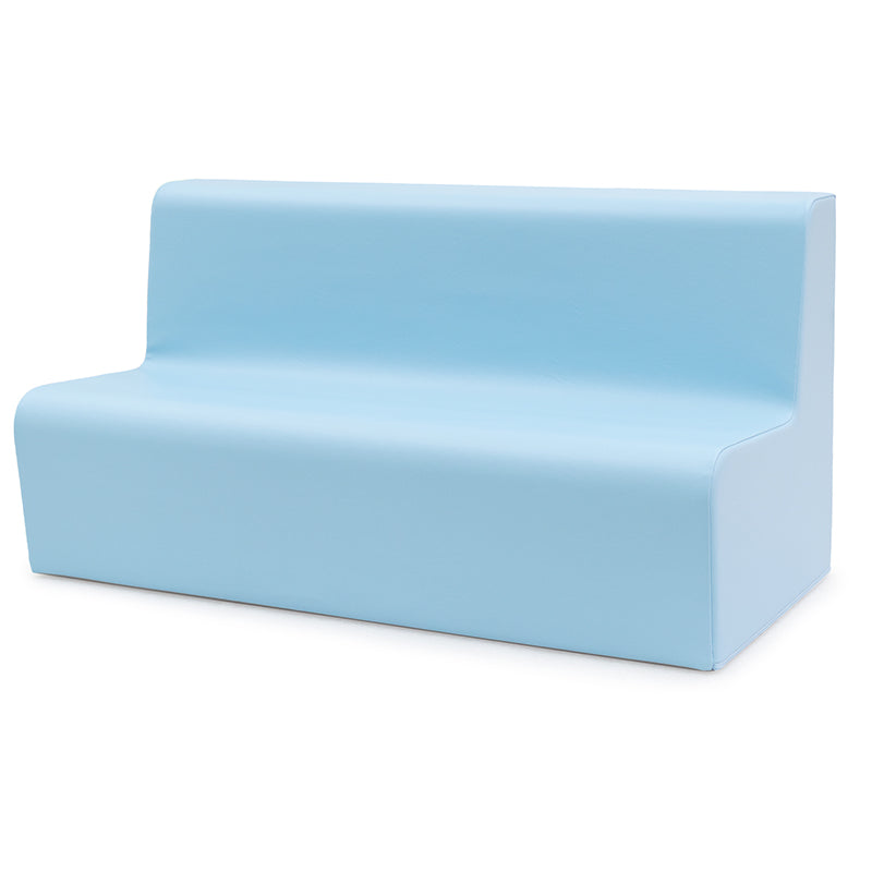 Sofá duplo curvo (linha pré-escolar 25 cm altura)