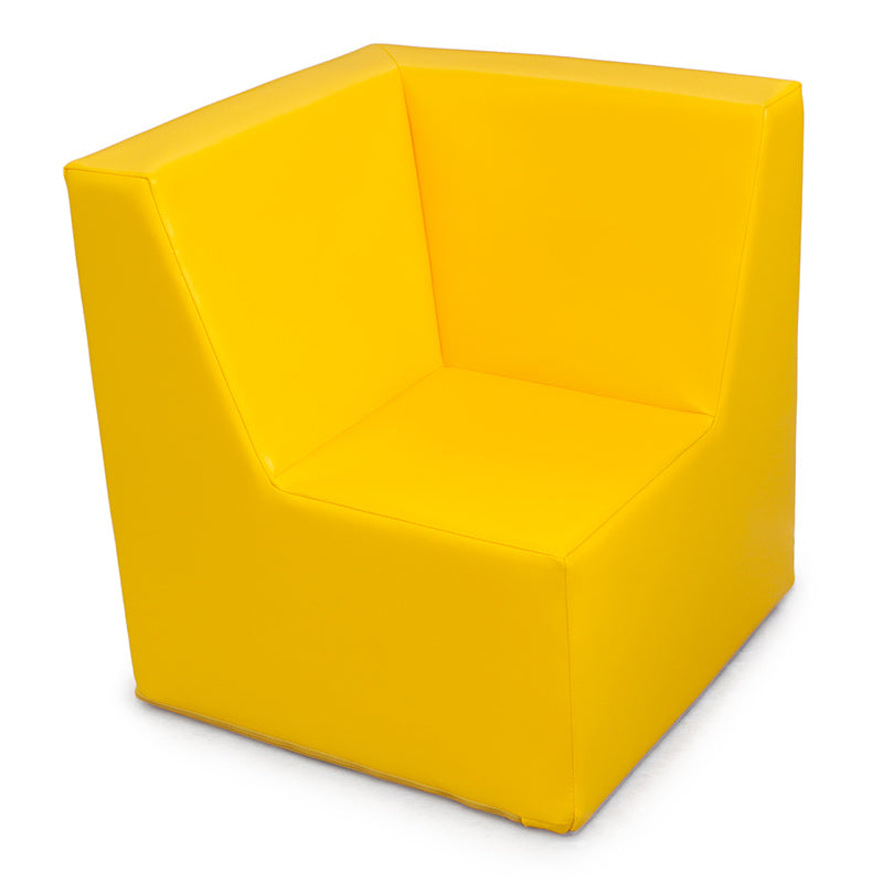 Sofá de canto (linha pré-escolar 25 cm altura)