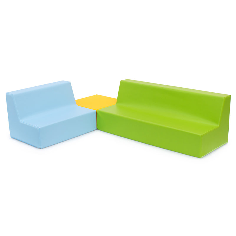 Conjunto de sofás com quadrado (linha creche 0 aos 3 anos)