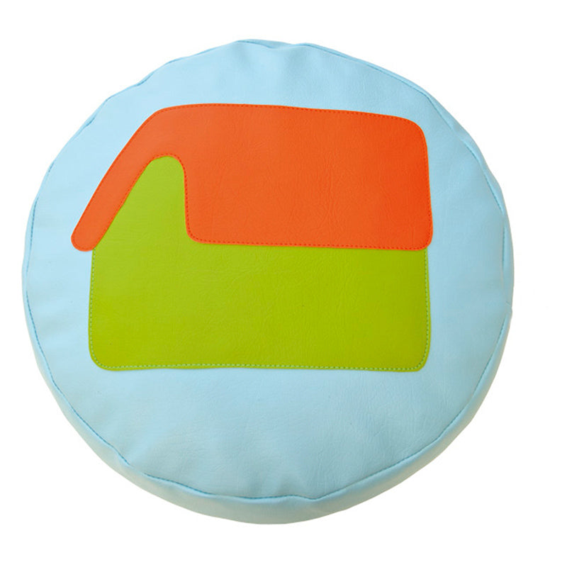Almofada circular com desenhos variados (linha pré-escolar)