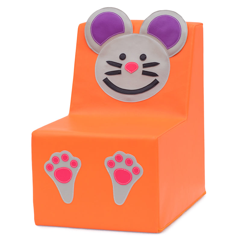 Sofá individual rato (linha pré-escolar 25 cm altura)