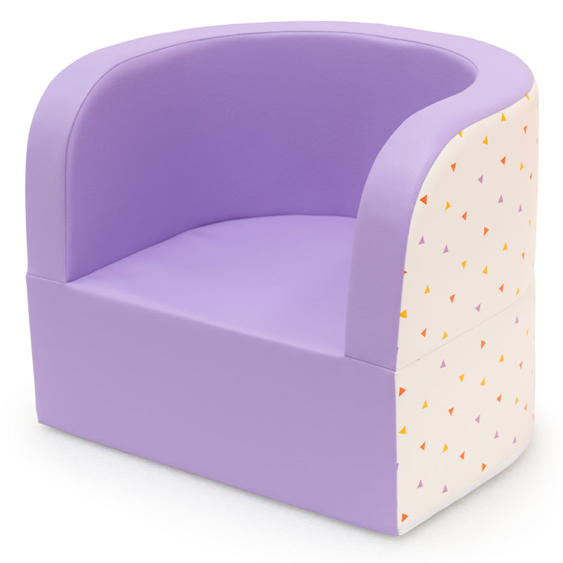 Sofá de braços decorado (linha pré-escolar 3 aos 5 anos)