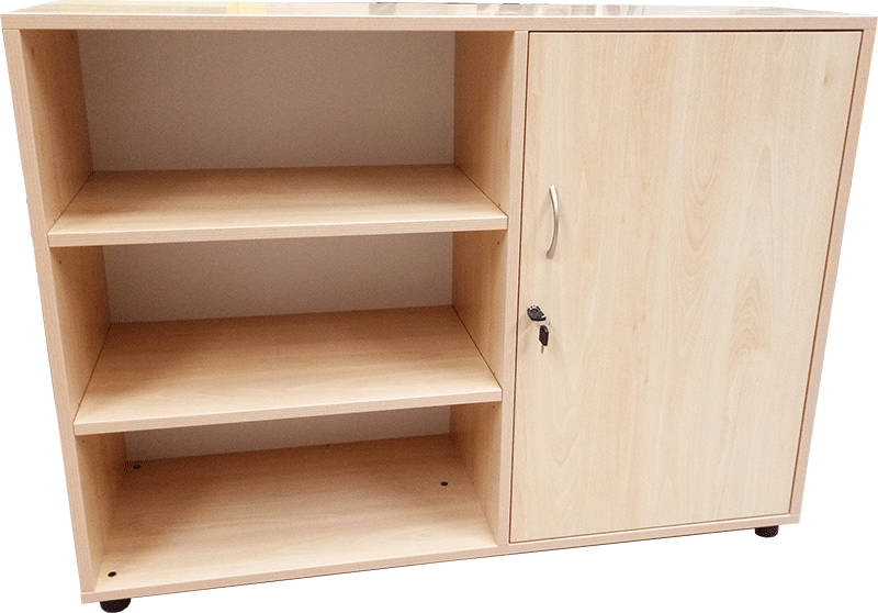 Armário médio portas e estante