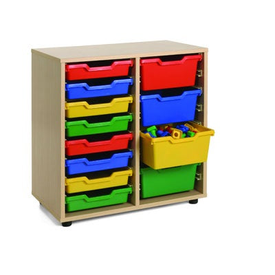 Armário médio 2 colunas 12 caixas