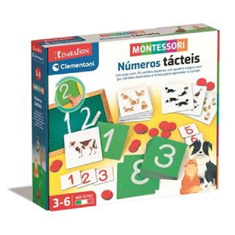 Montessori - Números tácteis (3 aos 6 anos)
