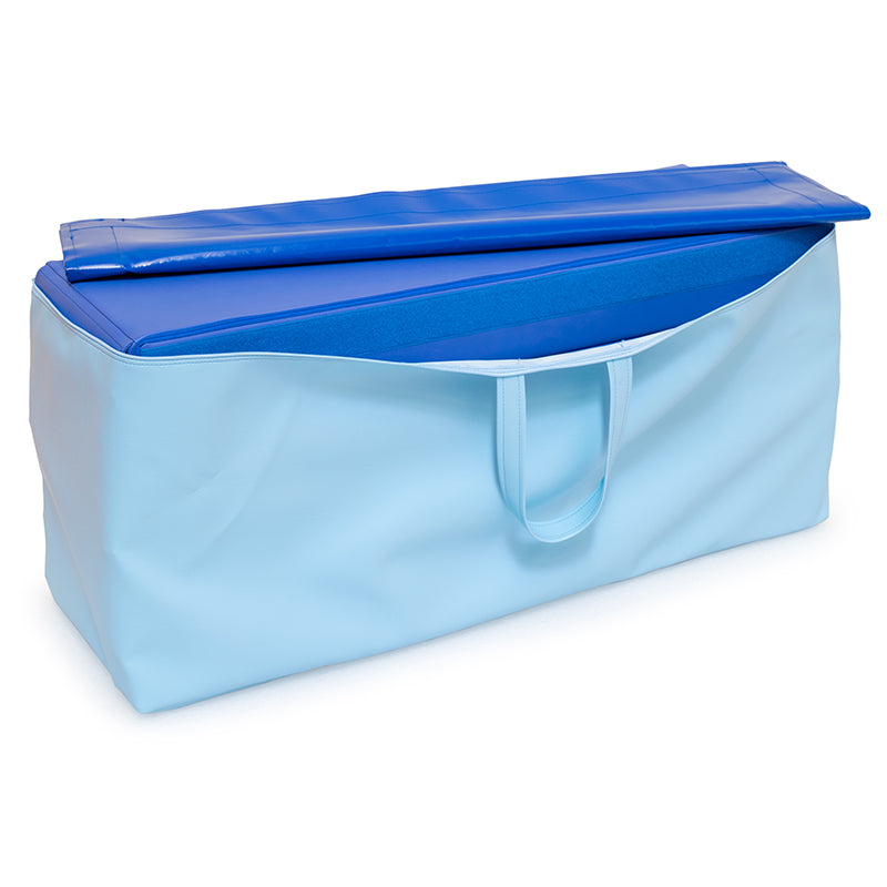 Piscina de bolas quadrada com saco de arrumação
