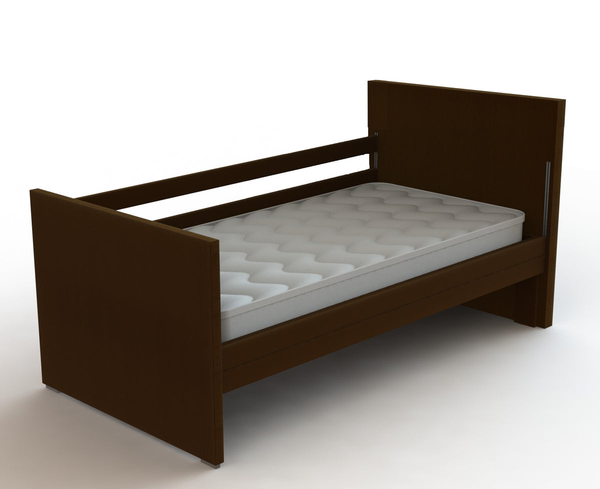 Cama articulada elétrica e grades madeira