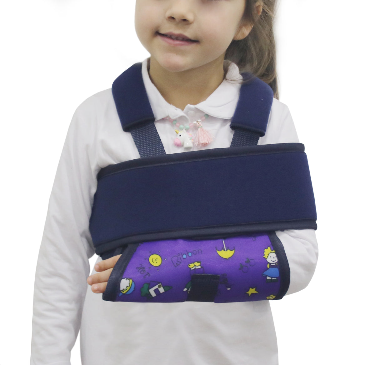 Imobilizador de clavícula para criança