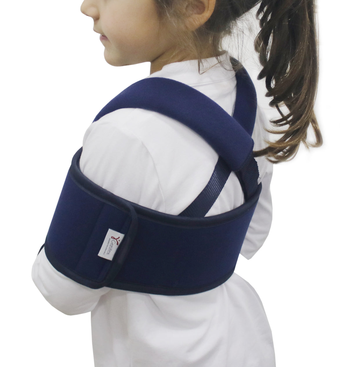 Imobilizador de clavícula para criança