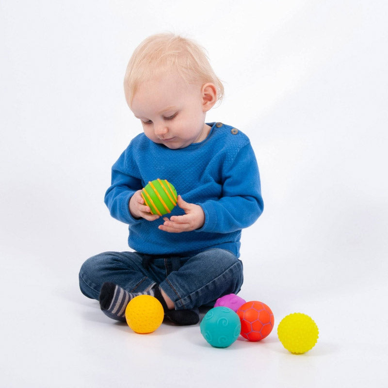 Bolas sensoriais com textura