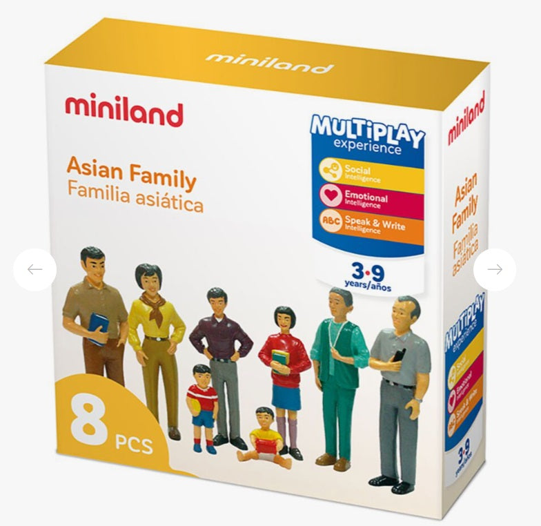 Figuras de família asiática
