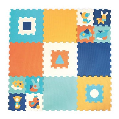 Tapete de espuma XXL com animais