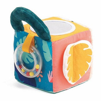 Cubo de pano selva com atividades