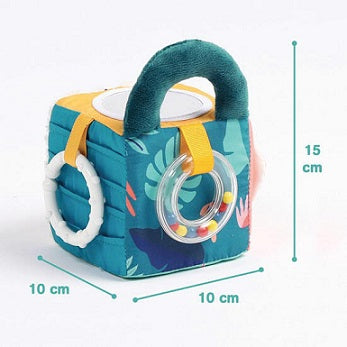 Cubo de pano selva com atividades