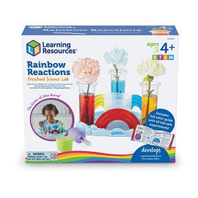 Laboratório de ciências: reações arco-íris