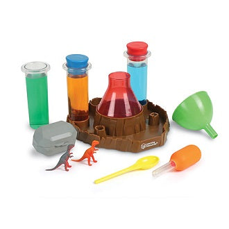 Laboratório de ciências: vulcão efervescente