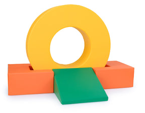 Percurso com roda (módulos grandes 3 aos 5 anos)