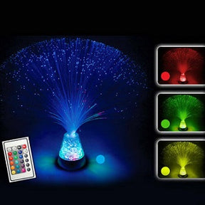 Lâmpada de fibras luminosas