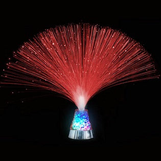 Lâmpada de fibras luminosas