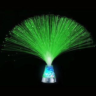 Lâmpada de fibras luminosas