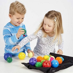 Conjunto de 20 bolas sensoriais