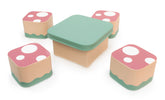 Conjunto banquinho com mesa Cogumelo