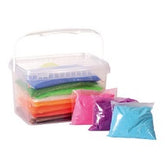 Conjunto de areia de cores