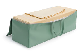 Piscina de bolas quadrada com saco de arrumação