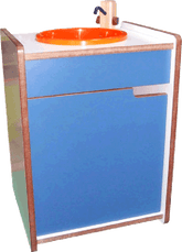 Banca lava louça madeira