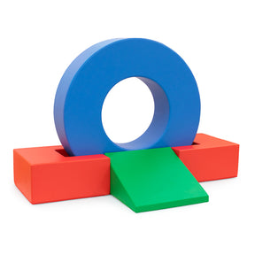 Percurso com roda (módulos grandes 3 aos 5 anos)