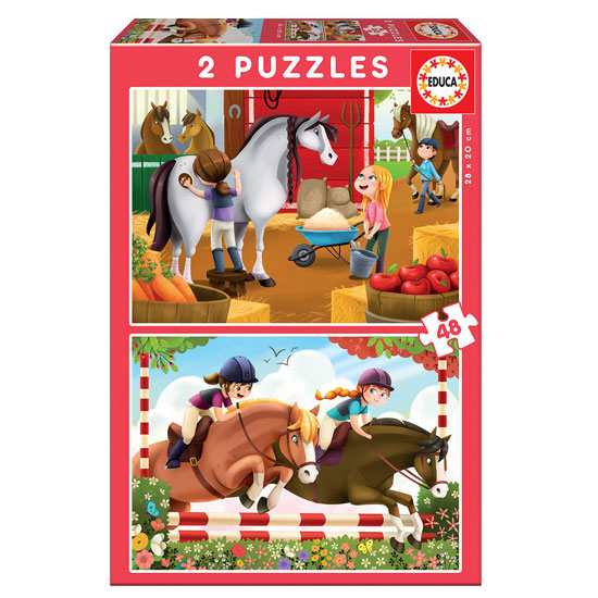 Puzzle: cuidando dos cavalos