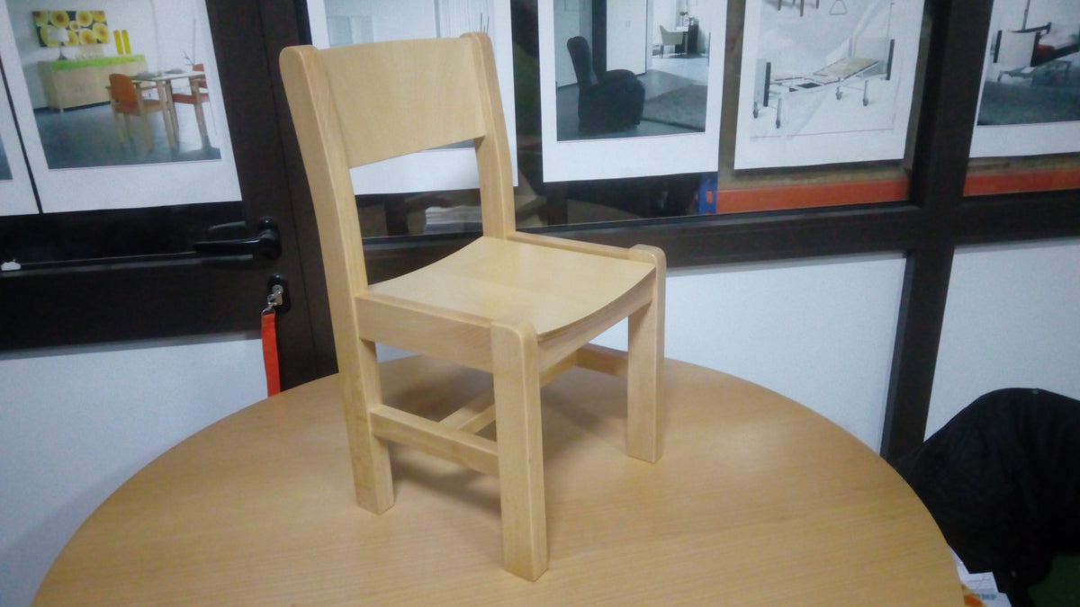Cadeira aluno em madeira