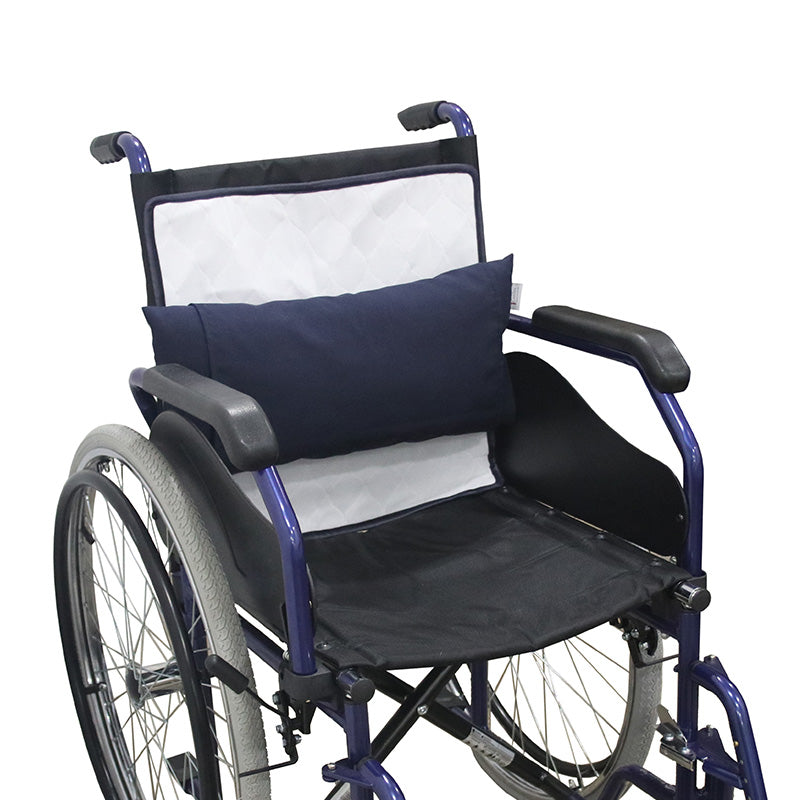 Almofada lombar anti-escaras para cadeira rodas