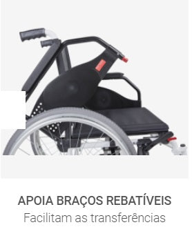 Cadeira rodas alumínio