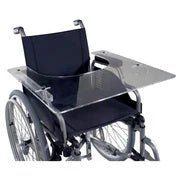 Tabuleiro acrílico para cadeira de rodas